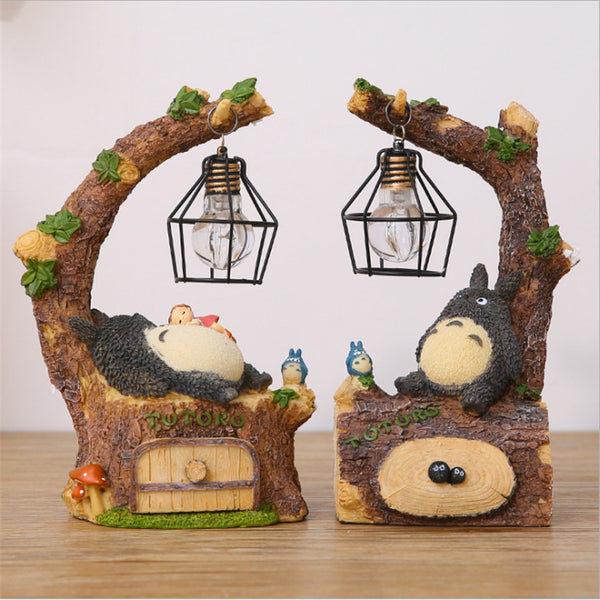 Elf Doudou Cat With Drawer Night Light Home Accessories Resin Craft Decoration